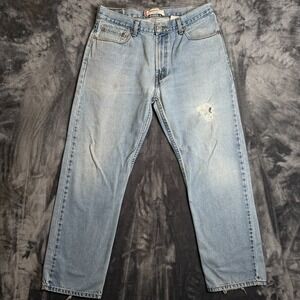 Vintage y2k Light Wash Regular Fit Levi's 505 Mens Size 36x32 5-Pocket